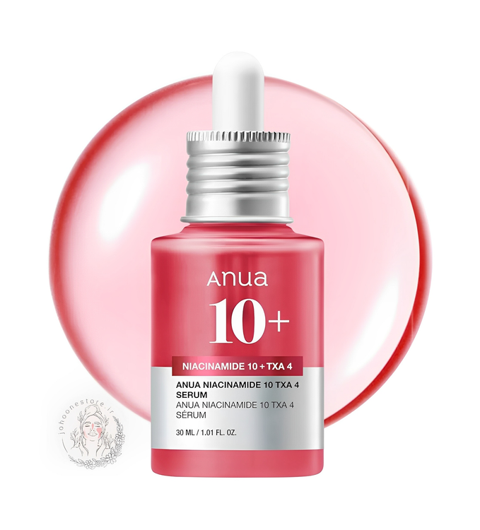 سرم نیاسینامید 10%+ TXA4% ضد لک و روشن کننده آنوا حجم 30 میل اصل کره جنوبی
