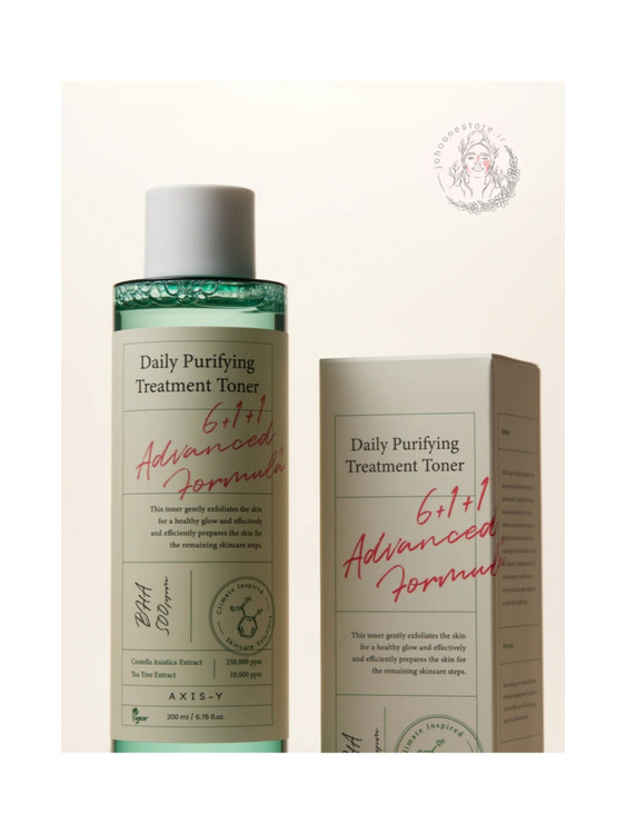 تونر پاک کننده روزانه اکسیس وای مدل 1+1+6 حجم 200میل اصل کره جنوبی