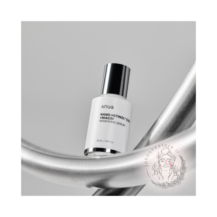 سرم بازسازی کننده آنوا مدل رتینول ۰.۳٪+ نیاسین حجم 30 میل اصل کره جنوبی