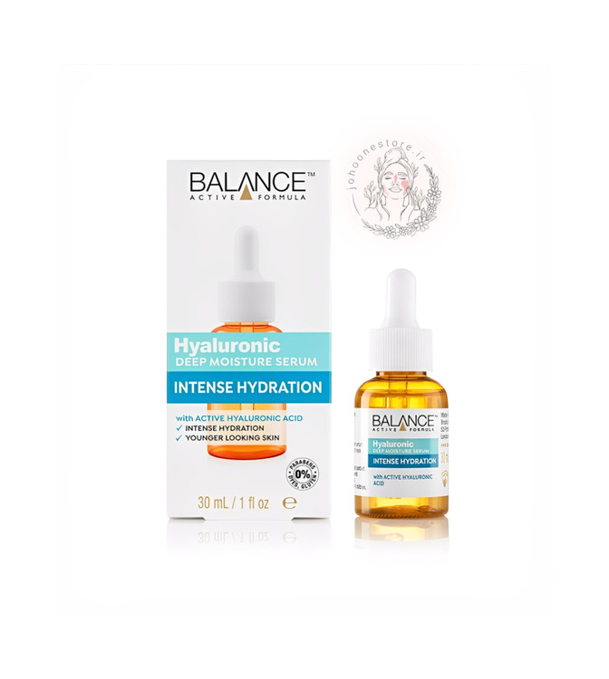 سرم مرطوب کننده عمقی بالانس فرمولا اکتیو مدل هیالورونیک اسید حجم 30میل اصل انگلستان