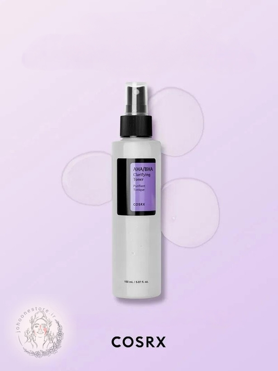 تونر AHA/BHA درمانی و شفاف کننده کوزارکس ۱۵۰میل اصل کره جنوبی