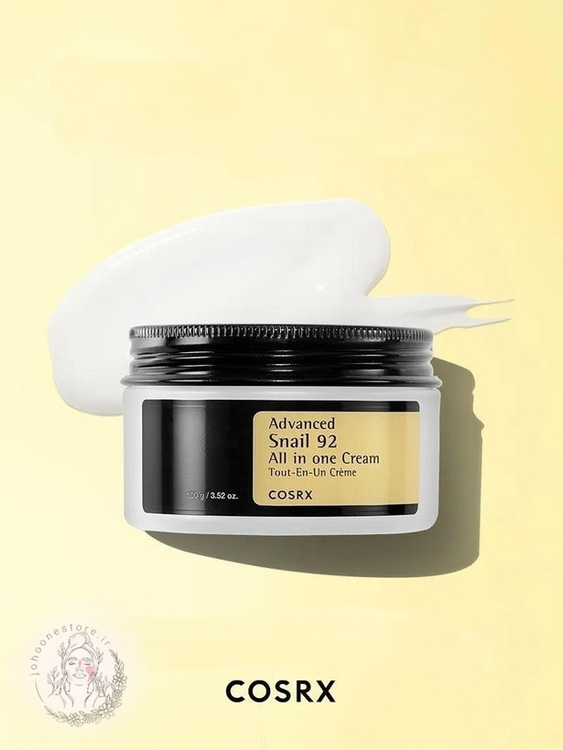 کرم مرطوب کننده و آبرسان عمقی 92% همه کاره حلزون کوزارکس ۱۰۰ گرم اصل کره جنوبی