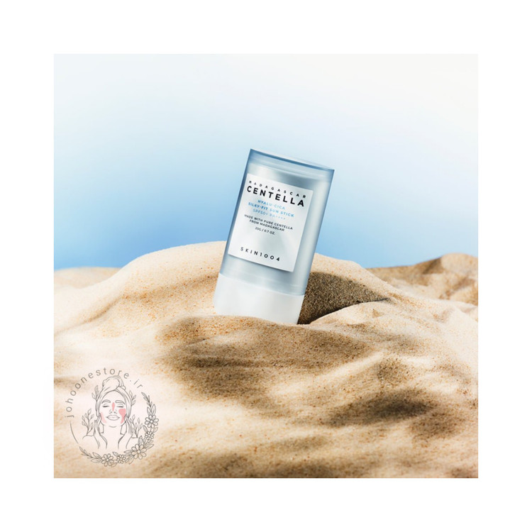 ضد آفتاب استیکی هیالوسیکا مدل سنتلا اسکین 1004 ماداگاسکار با +50 SPF و محافظت ++++PA حجم 20 گرم اصل کره جنوبی