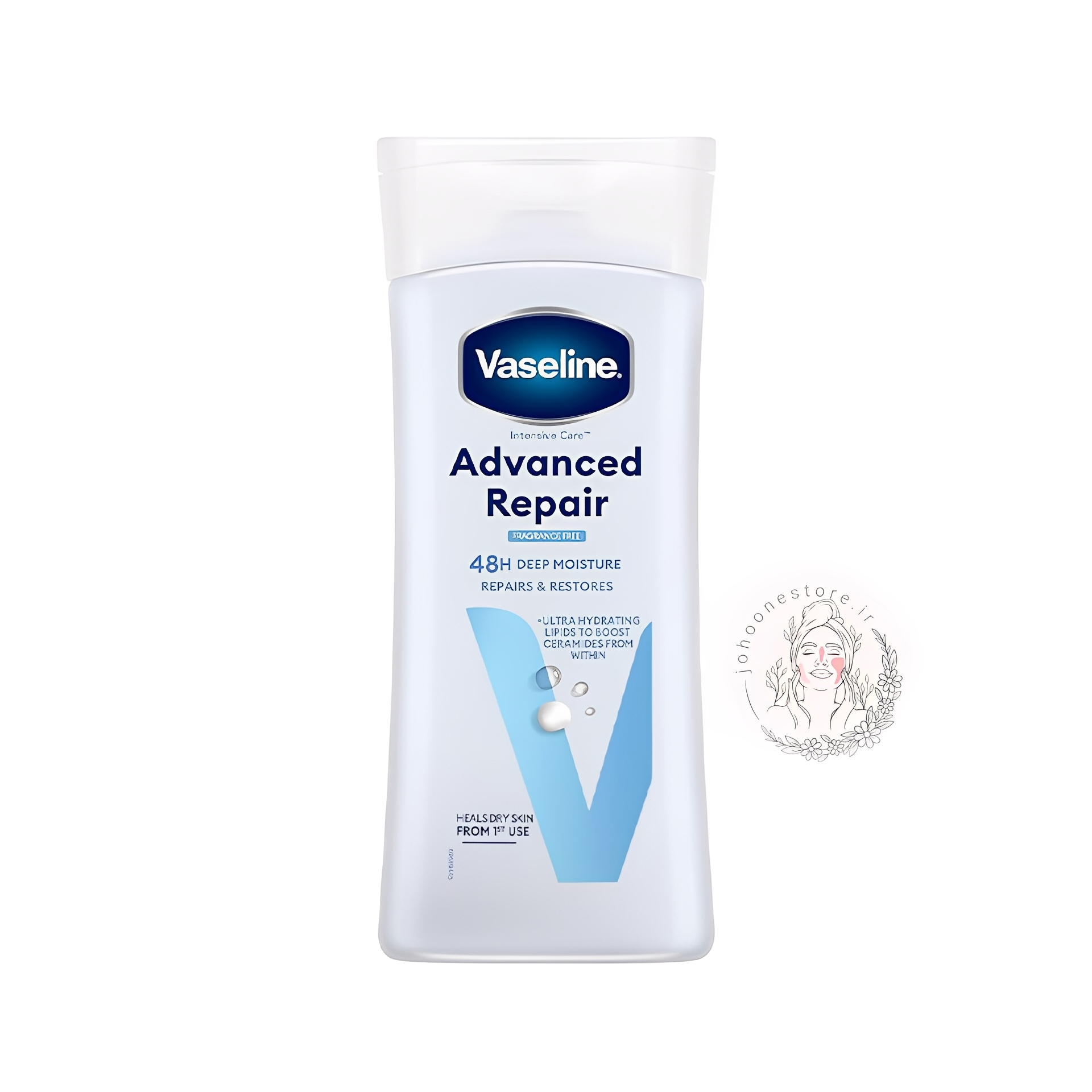 لوسیون بدن وازلین ADVANCED REPAIR حجم 600 میل اصل کانادا