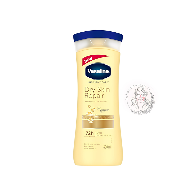 لوسیون بدن وازلین ترمیم کننده پوستهای خشک حجم 400ml اصل آفریقای جنوبی