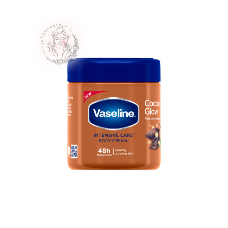 لوسیون بدن کاکائو وازلین مدل cocoa radiant حجم 600 میل اصل کانادا