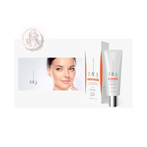 کرم ضد آفتاب MQ فاقد چربی SPF50 حجم 55میل اصل