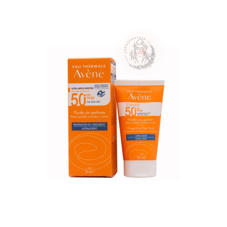 ضد آفتاب فلوئیدی اون مدل FLUIDE ULTRA LIGHTبا محافظت +50 SPF حجم 50 میل اصل فرانسه