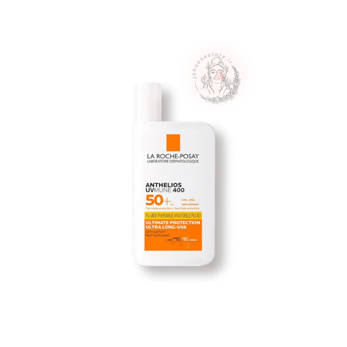 ضد آفتاب فلویید بی رنگ لاروش پوزای مدل آنتلیوس UVMune 400 High Protection با محافظت +50 SPF حجم 50میل اصل فرانسه