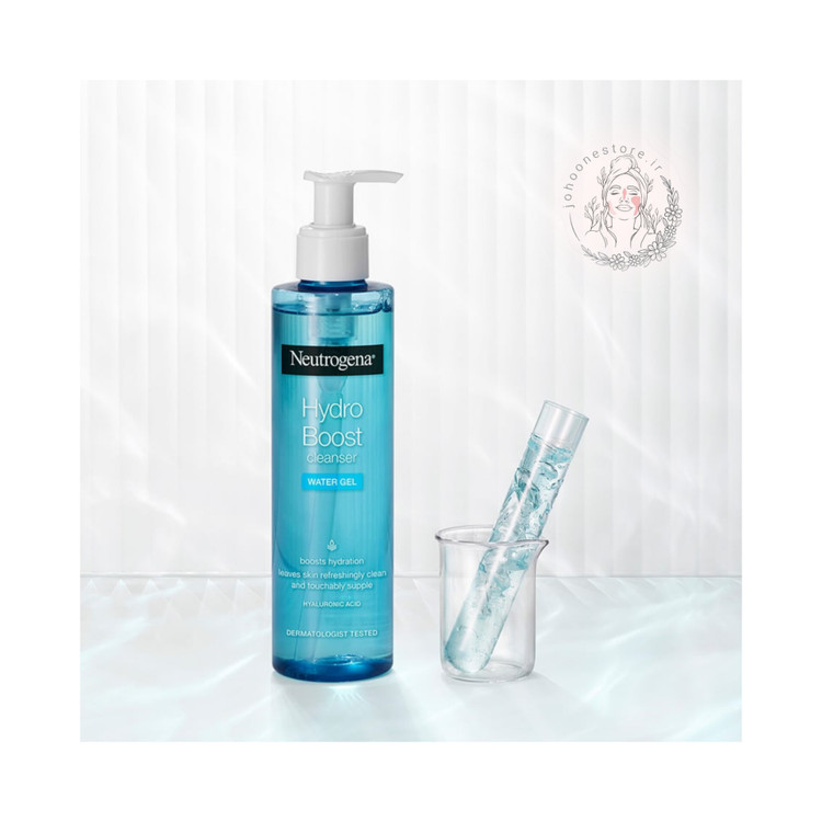 ژل شستشوی صورت نوتروژینا مدل Water Gel Cleanser هیدروبوست حاوی هیالورونیک اسید حجم 200 میل اصل فرانسه