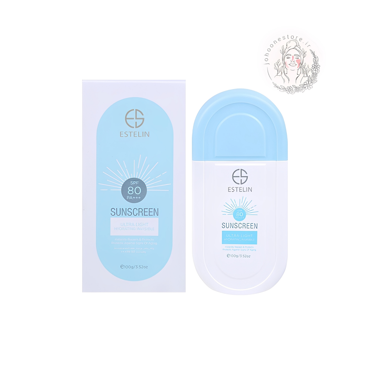 ضد آفتاب بی رنگ استلین مدل Ultra Light با +80 SPF و +++PA اصل