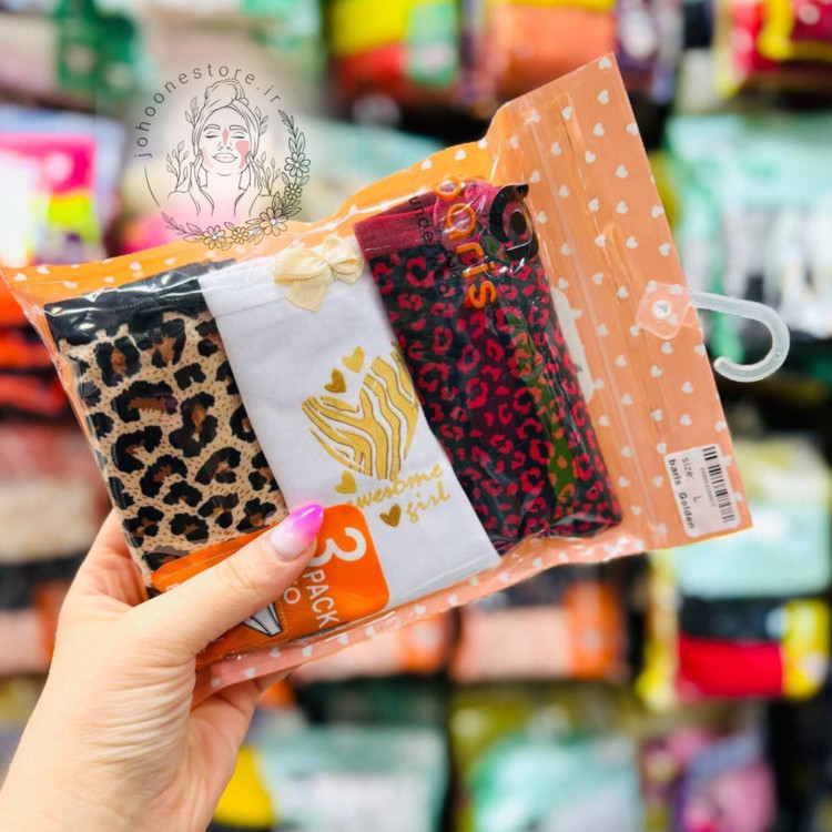 شورت زنانه Baris Golden – پک 3 عددی سایز L