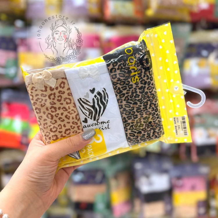 شورت زنانه Baris Golden – پک 3 عددی سایز 3XL