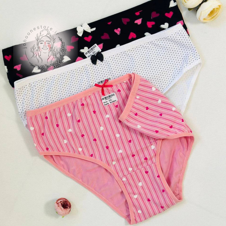 شورت زنانه Baris Golden پک 3 عددی میکس اصل