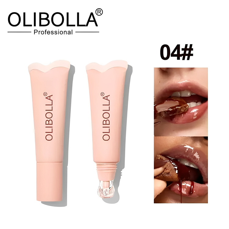 لیپ گلاس اولیبولا طرح شیگلم مدل اپلیکاتور شیشه ای 04