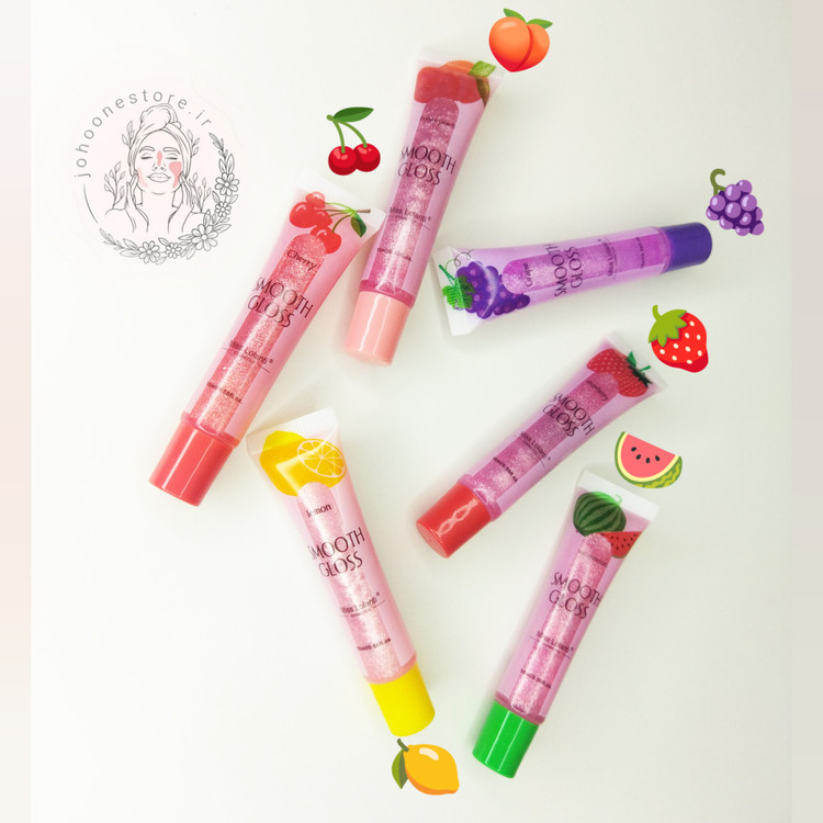 لیپ گلاس میوه ای میس لولانتی مدل اسموت گلاس گلیتری تیوپی