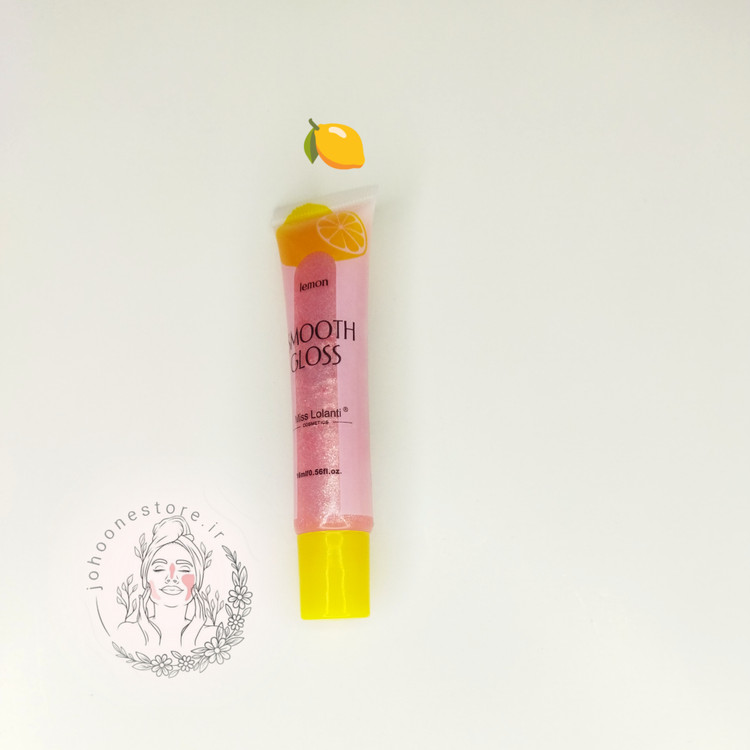لیپ گلاس میوه ای میس لولانتی مدل اسموت گلاس گلیتری تیوپی _ لیمویی