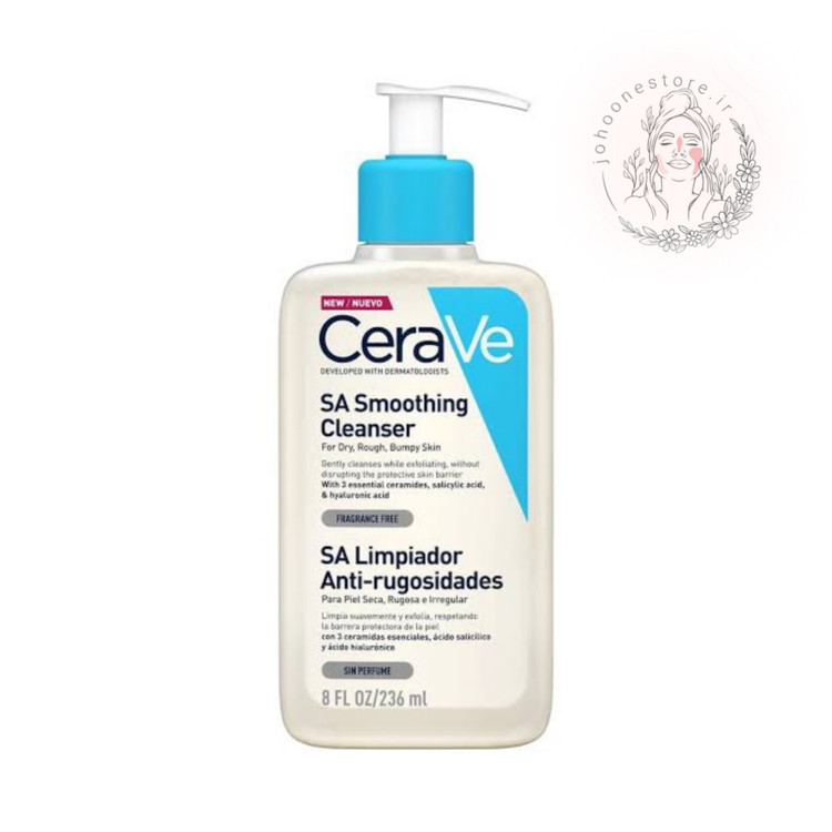 ژل شستشو لایه بردار و ضد چروک سراوی مدل SA Smoothing اصل فرانسه 236 ldg