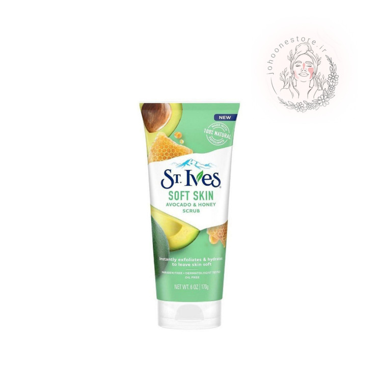 اسکراب صورت سینت ایوز مدل نرم کننده حاوی آووکادو و عسل حجم ۱۷۰ گرم آمریکا
