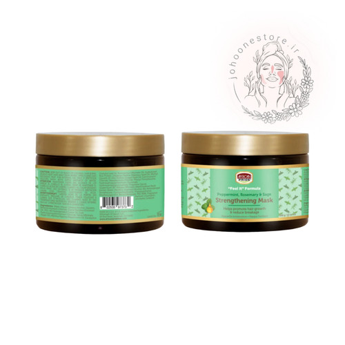 ماسک مو داخل حمام آفریکن پراید مدل ضد ریزش و استحکام بخش رزماری حجم 340 گرم اصل آمریکا