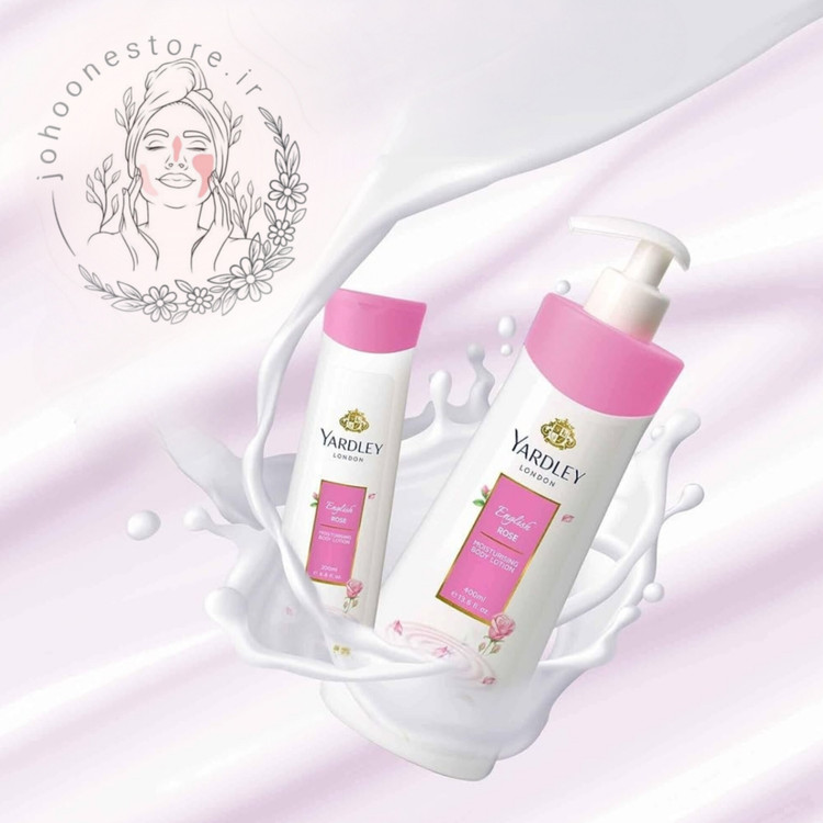 لوسیون بدن یاردلی رایحه گل رز حجم 400 میل اصل انگلستان